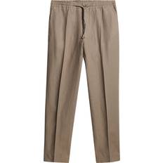 J.Lindeberg Trousers & Shorts J.Lindeberg Soren Drape Linen Pants - Brown