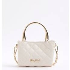 River Island Crossbody Bags River Island Cream Quilted Handle Cross Body Bag - One Size