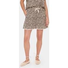 Leopard Shorts Saint Tropez KirbySZ Shorts - Natur