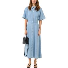 Långa klänningar Gestuz Gzsauda Long Dress Klänningar - Light Blue