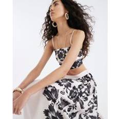 River Island Women Skirts River Island Cream Floral Beach Maxi Skirt - Cream