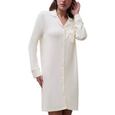 Beige Nightgowns Femilet Daisy Nightdress - Ivory
