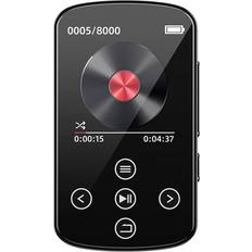 Sports Bluetooth MP3 Player with Clip 1.5 Inch Full Touch Screen