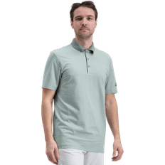 Adidas Breathable Polo Shirts adidas Beyond The Course Textured Polo Shirt - Silver Green