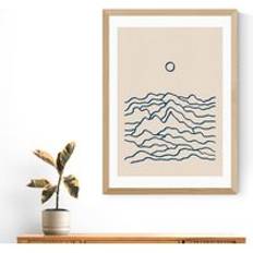 East End Prints Mountainscape Natural Framed Art