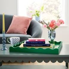 Sophie Robinson Large Wavy Edge Jade Serving Tray