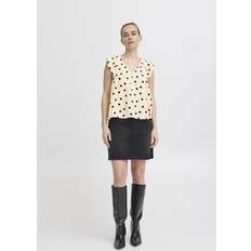 Ichi Dam Blusar Ichi Blus ihTadita SS Dam Långärmade Blusar - Vit