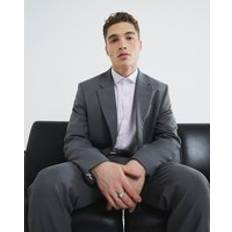 Suits River Island Mens Grey Tailored Suit Jacket - 34R