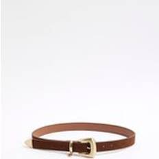 Accessories River Island Womens Brown Suede Buckle Belt