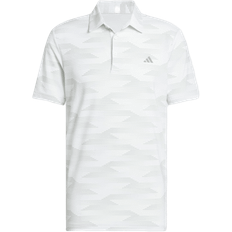 Breathable Polo Shirts adidas Ultimate365 Speed Stripe Polo Shirt - White/Silver Green