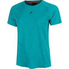 Löpning - Turkosa T-shirts Asics Metarun Ss Top - Grön