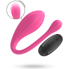 Sexleksaker Intense Janice U Vibrator Double Stimulation Remote Vibrerande Ägg