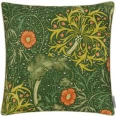 Morris & Co Complete Decoration Pillows Morris & Co Seaweed Outdoor Square Cushion 50cm x 50cm Forest Complete Decoration Pillows Green