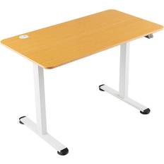 Electric adjustable desk Costway Electric Adjustable Standing Natural Writing Desk 21x35cm