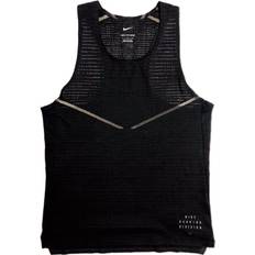 Nike Sportswear Garment Vests Nike Men's Solid Color Pullover Running Sports - Black