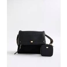 River Island Crossbody Bags River Island Flap Over Cross Body Bag - Black