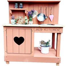 Mud Kitchen Adventurer Heart Blushpink
