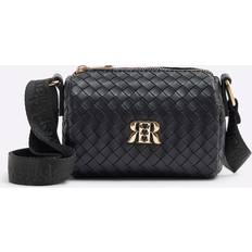 River Island Crossbody Bags River Island Girls Black Weave Cross Body Bag