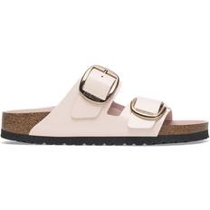 Birkenstock Arizona Big Buckle Natural Leather Patent - High Shine Light Rose