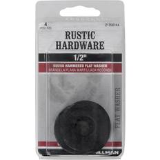 Washers Hillman 1/2-in Black Oxide Standard Flat Washer 4-Count
