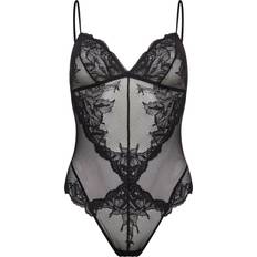 Blonde Bodystockings Wacoal Vivid Attraction Body - Black