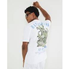Tops River Island Mens Regular Fit Hayashima T-Shirt - White