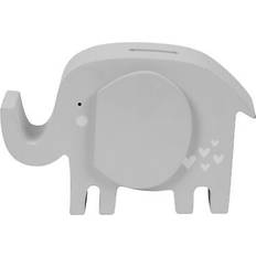 Grey Piggy Banks Kid's Room Celebrations Petit Cheri Money Box Elephant 36/48