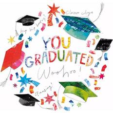 Woodmansterne Mortar Boards Graduation Congratulations Card