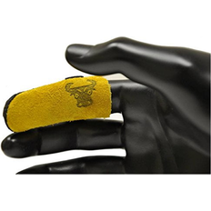 Work Gloves G & F Cowhide Leather Finger Guard Finger Protection Cowhide
