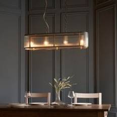 Brass Pendant Lamps Endon Lighting Ridgeton 4 Light Antique Brass Pendant Lamp