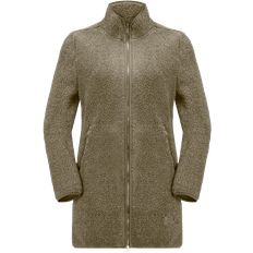 Fleece Kappor & Rockar Jack Wolfskin High Curl Coat W - Anise