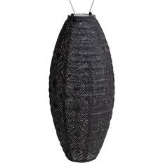 LUMIZ Langes Oval Durchm 20 cm Mosaik Dunkelgrau Laterne