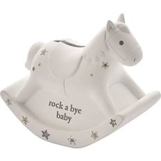 Bambino White Resin Money Box P7751