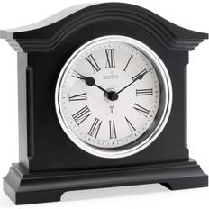 Acctim Table Clocks Acctim Chestfield Mantel Black Table Clock