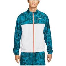 Green - Tennis Outerwear Nike Court Splicing Tennis Sports Jacket - Green
