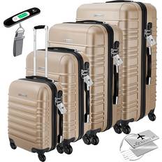 Kesser Hard Suitcase 3 delar - Champagner