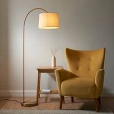 Vogue Carlson Mid Century - Gold Floor Lamp