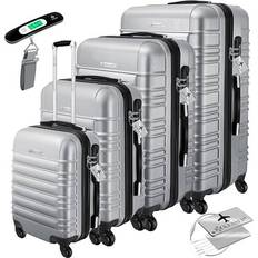Kesser Hard Suitcase Set of 4 - Silver