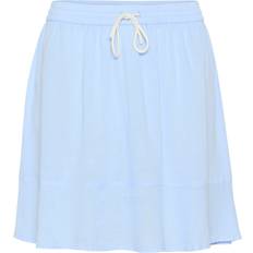 Saint Tropez Elli Drawstring Mini Skirt - Chambray Blue