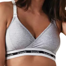 Grey Maternity & Nursing Wear Bravado! Designs Original Nursing Bra Dove Heather
