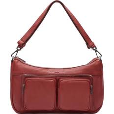 Dame - Rød Bucket Bags Liebeskind Maia Sheep Natural M Leather Shoulder Bag - Dark Red