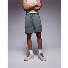 Men Shorts River Island Stretch Cargo Shorts - Khaki