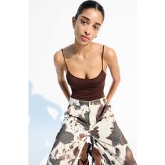 Bershka Undertøj Bershka Brun Tank Bodystocking
