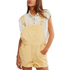Jumpsuits & Overalls Free People Women's Ziggy Shortalls - Yellow