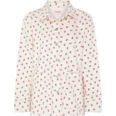 Florals Outerwear Magnus All Over Rose Jacket - White