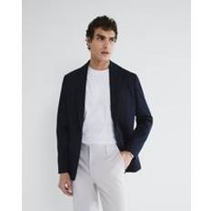 Men Blazers River Island Mens Slim Fit Jersey Blazer - Navy