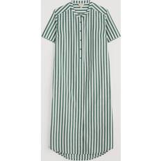 Seasalt Cornwall Movement Organic Cotton Shirt Dress - Dark Forage