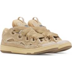 Lanvin Unisex Trainers Lanvin Raffia Curb Sneakers - Natural65