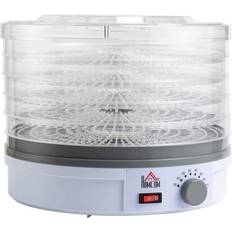 Homcom 245W 5Kg Five Tray Food Dehydrator White