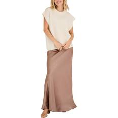 Kläder A-View Emily Skirt Dam Maxikjolar - Light Brown